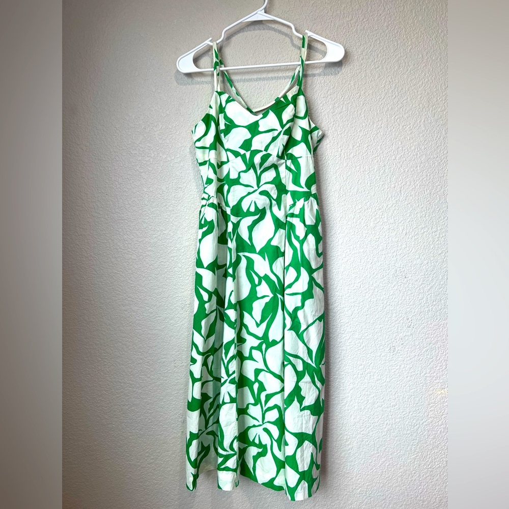 A New Day Green Pattern Dress, S